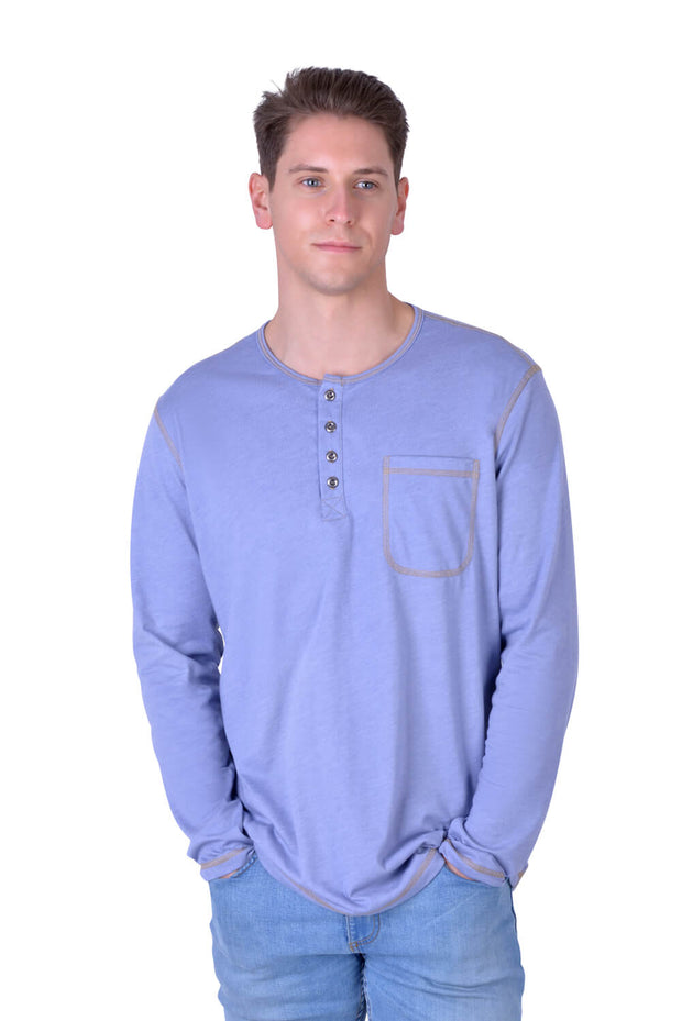 Limited Production - Long Sleeve Henley - The Wanderer