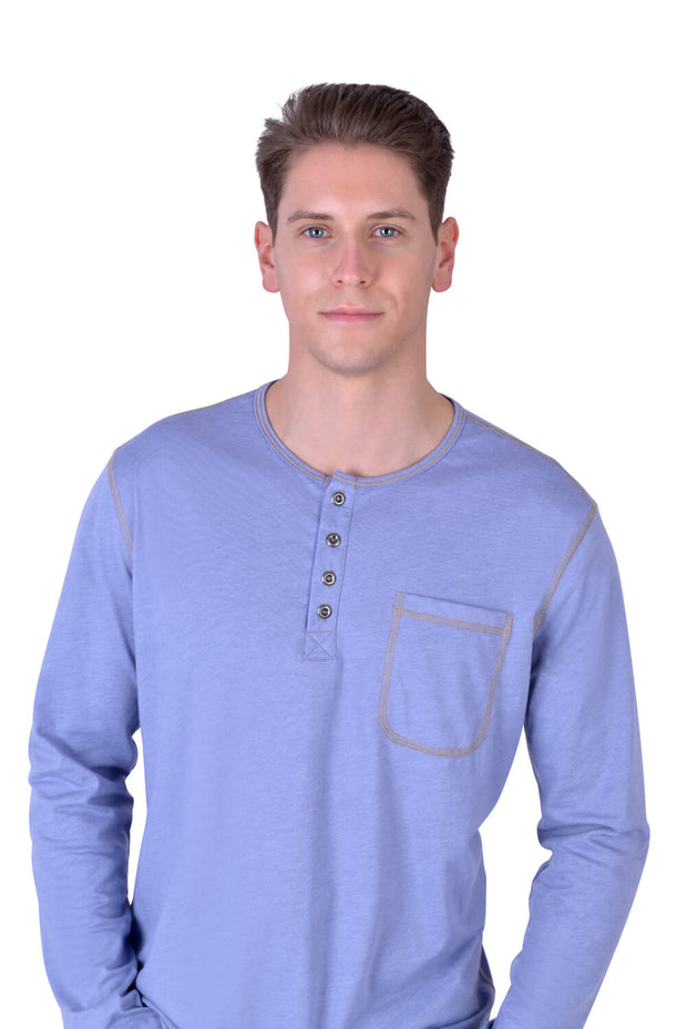 Limited Production - Long Sleeve Henley - The Wanderer
